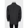 Gray men's shirt with pocket