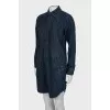 Denim blue dress with pockets