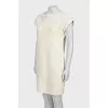 Beige short sleeve dress