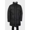 Men's oversized down jacket with tag