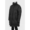 Men's oversized down jacket with tag