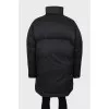 Men's oversized down jacket with tag