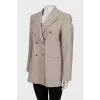 Double-breasted jacket with stripes