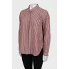 Two-tone shirt with pocket