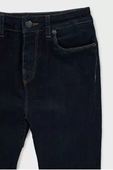 Темно-синие джинсы skinny fit