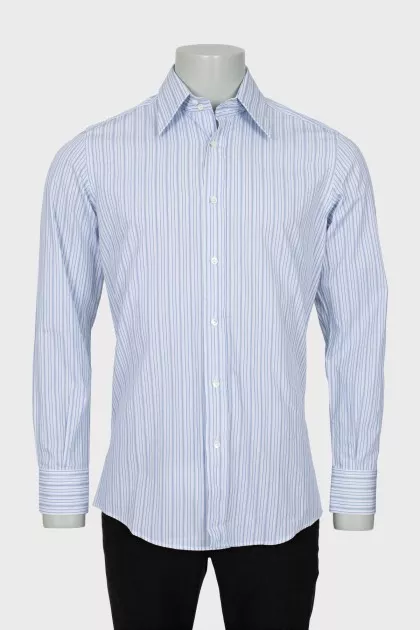Men's shirt in mixed color print