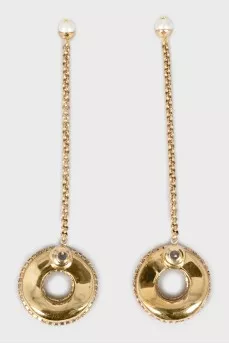 Gold drop earrings