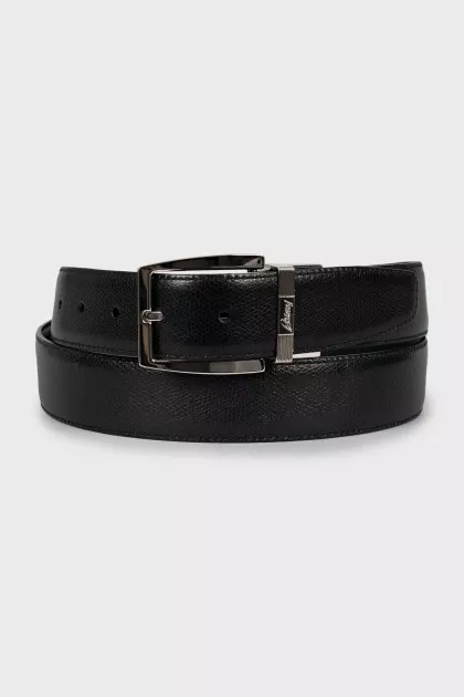 Men's double-sided leather belt