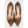 Animal print pumps