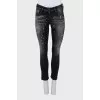 Low-rise skinny jeans