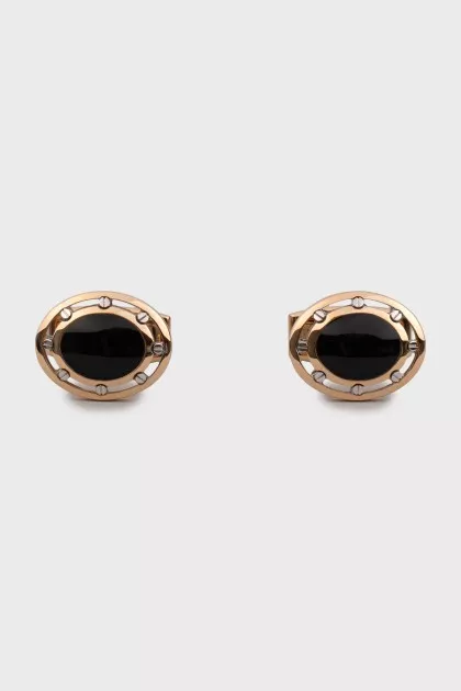 Men's gold cufflinks Dionisio