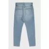 Blue high waist jeans