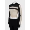 Slim fit knitted sweater