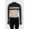 Slim fit knitted sweater
