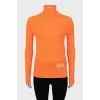 Orange golf with corporate logo