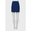 Blue mini skirt with tag
