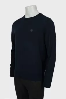 Men's dark blue jumper