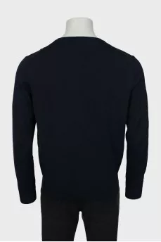 Men's dark blue jumper