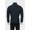 Men's blue fitted jacket
