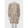 Printed silk dress