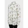 Translucent printed shirt