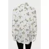 Translucent printed shirt