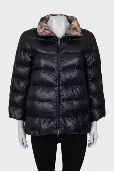 Reversible A-line down jacket