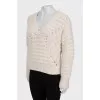 Knitted V-neck Sweater