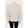 Knitted V-neck Sweater