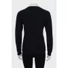 Black sweatshirt with signature print