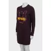Shift dress with print