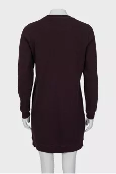 Shift dress with print