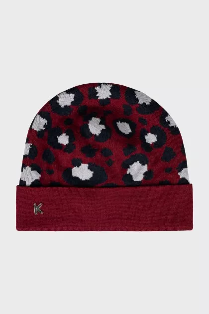 Animal print hat