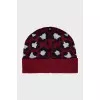 Animal print hat