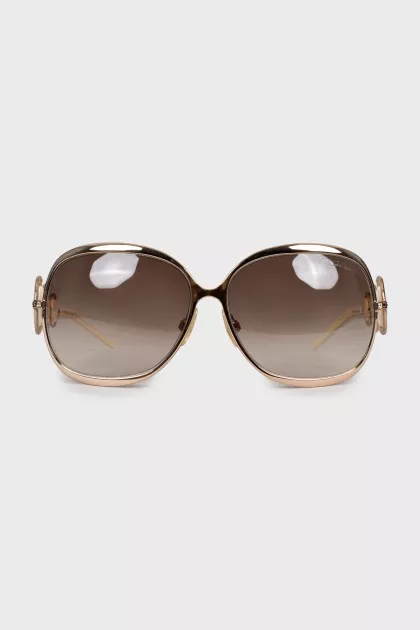 Rectangular gradient sunglasses