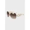 Rectangular gradient sunglasses