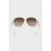 Rectangular gradient sunglasses