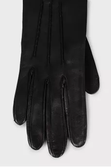 Long leather gloves