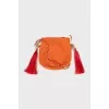 Crossbody bag with tassels