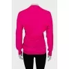 Pink V-neck pullover