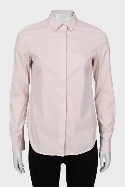 Light pink fitted shirt