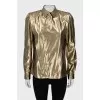 Gold button shirt