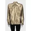 Gold button shirt