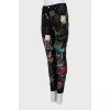 Printed skinny jeans