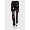 Printed skinny jeans