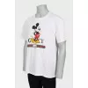 Men's white T-shirt with print