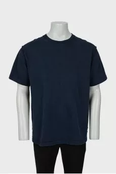 Men's blue T-shirt