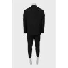 Men's suit with silk inserts