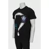 Men's straight printed T-shirt