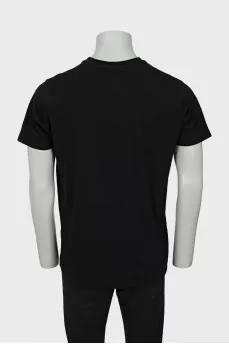 Men's straight printed T-shirt